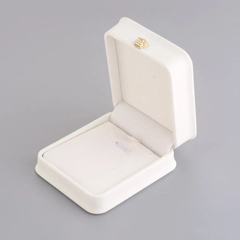 Estuche de Lujo Cuero Blanco | Joyero Incluído 🎁