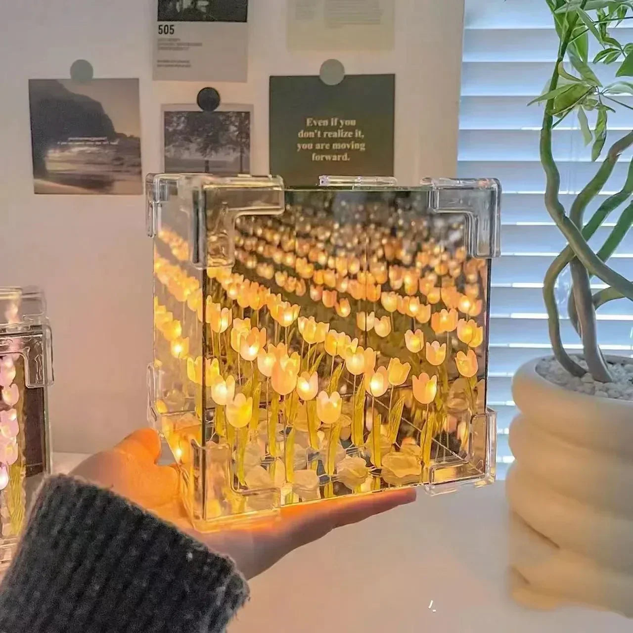 Cubo Tulipanes Infinitos | + Envio Gratis✨🌷