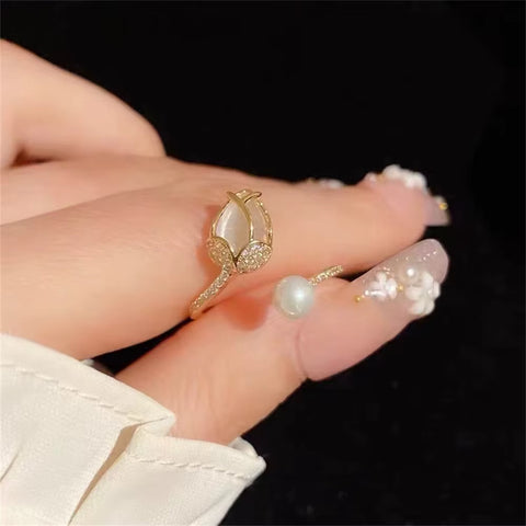 Anillo Tulipan Brillante